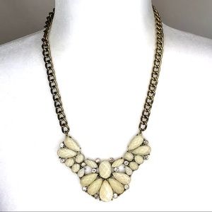 Rhinestone statement necklace